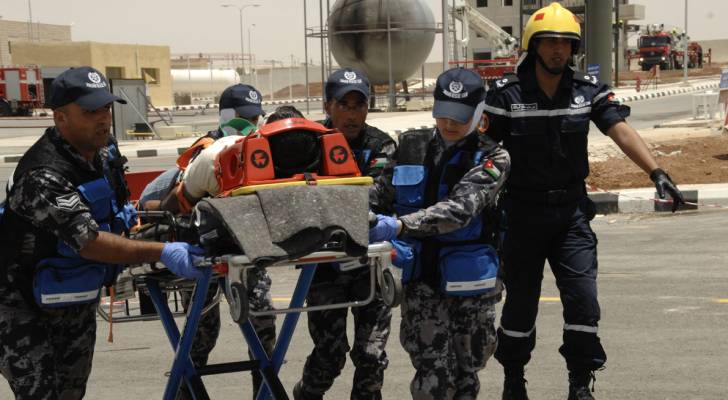 الدفاع المدني: إنقاذ مواطن بعد سقوطه من جرف صخري في إربد