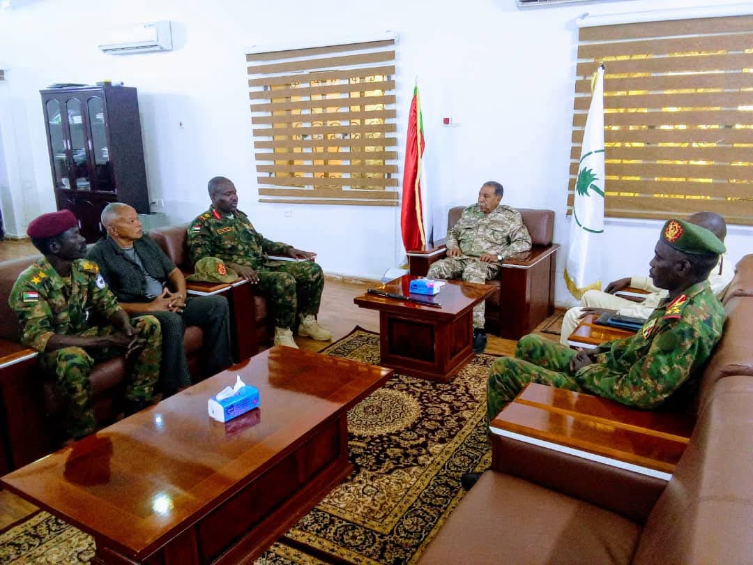 والي الشمالية يستقبل وفد حركة تحرير السودان المجلس الانتقالي جناح صلاح الدين آدم تور