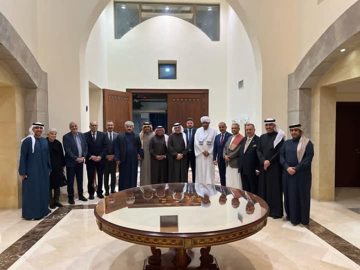 السفير العراقي يشارك في مأدبة إفطار رمضانية بدعوة من السفير القطري في الأردن