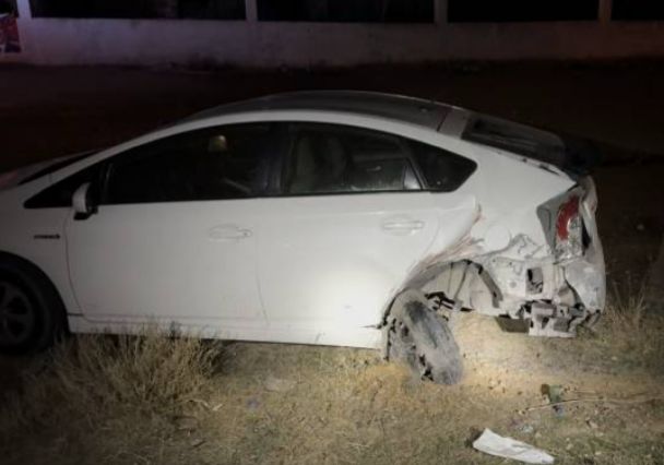 ثلاث إصابات نتيجة حادث تصادم على طريق الخالدية المفرق