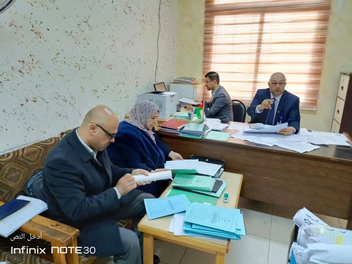 مدير الشؤون الإدارية والمالية بلواء الكورة يزور مدرسة تبنة الثانوية الشاملة للبنين