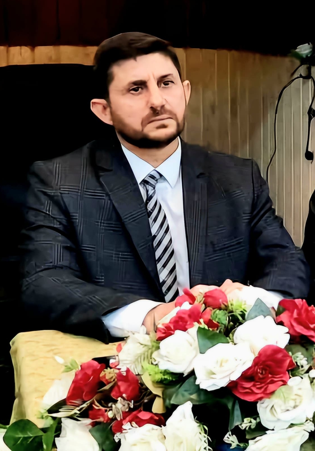 الشيخ مالك البدارنه يدير جلسة خلال المجلس العلمي الهاشمي