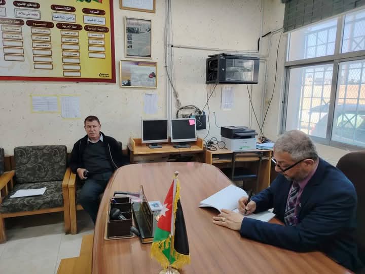مدير الشؤون الإدارية يتفقد عدداً من مدارس لواء الكورة