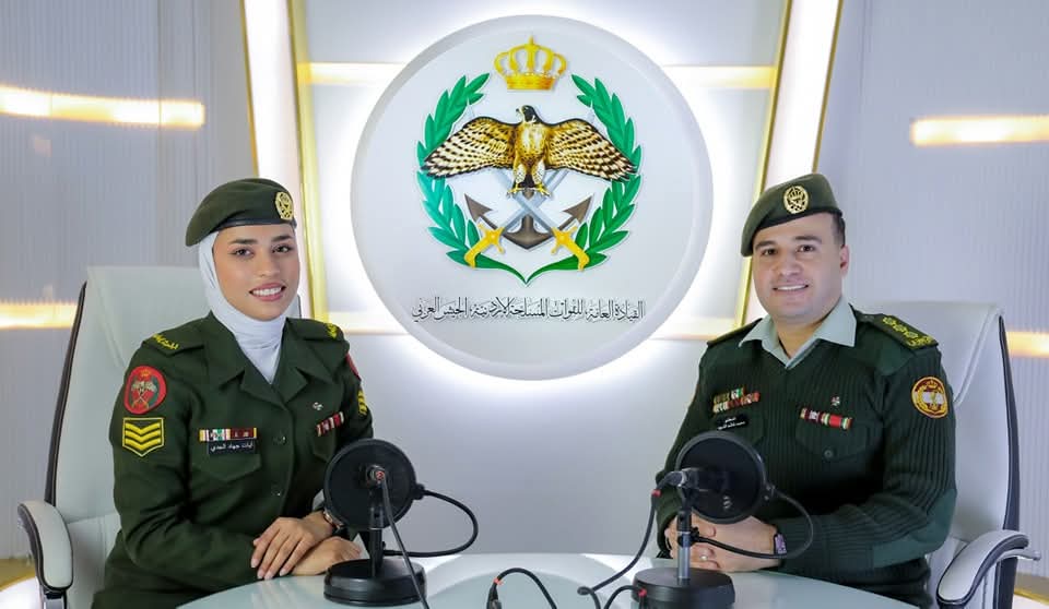 إذاعة الجيش العربي تستضيف النقيب الطبيب محمد خالد الشوره