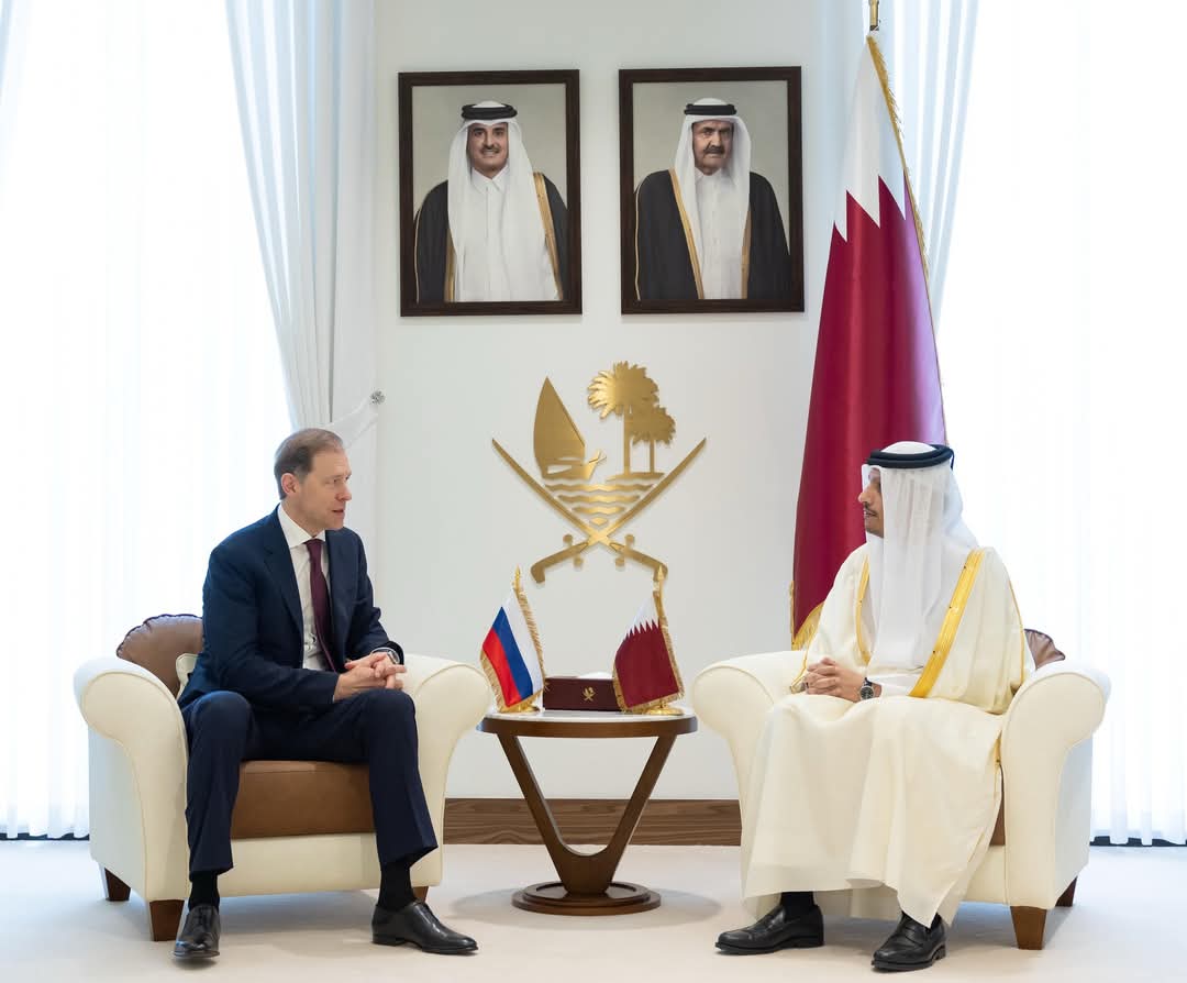 قطر : معالي رئيس مجلس الوزراء وزير الخارجية يستقبل النائب الأول لرئيس مجلس الوزراء الروسي