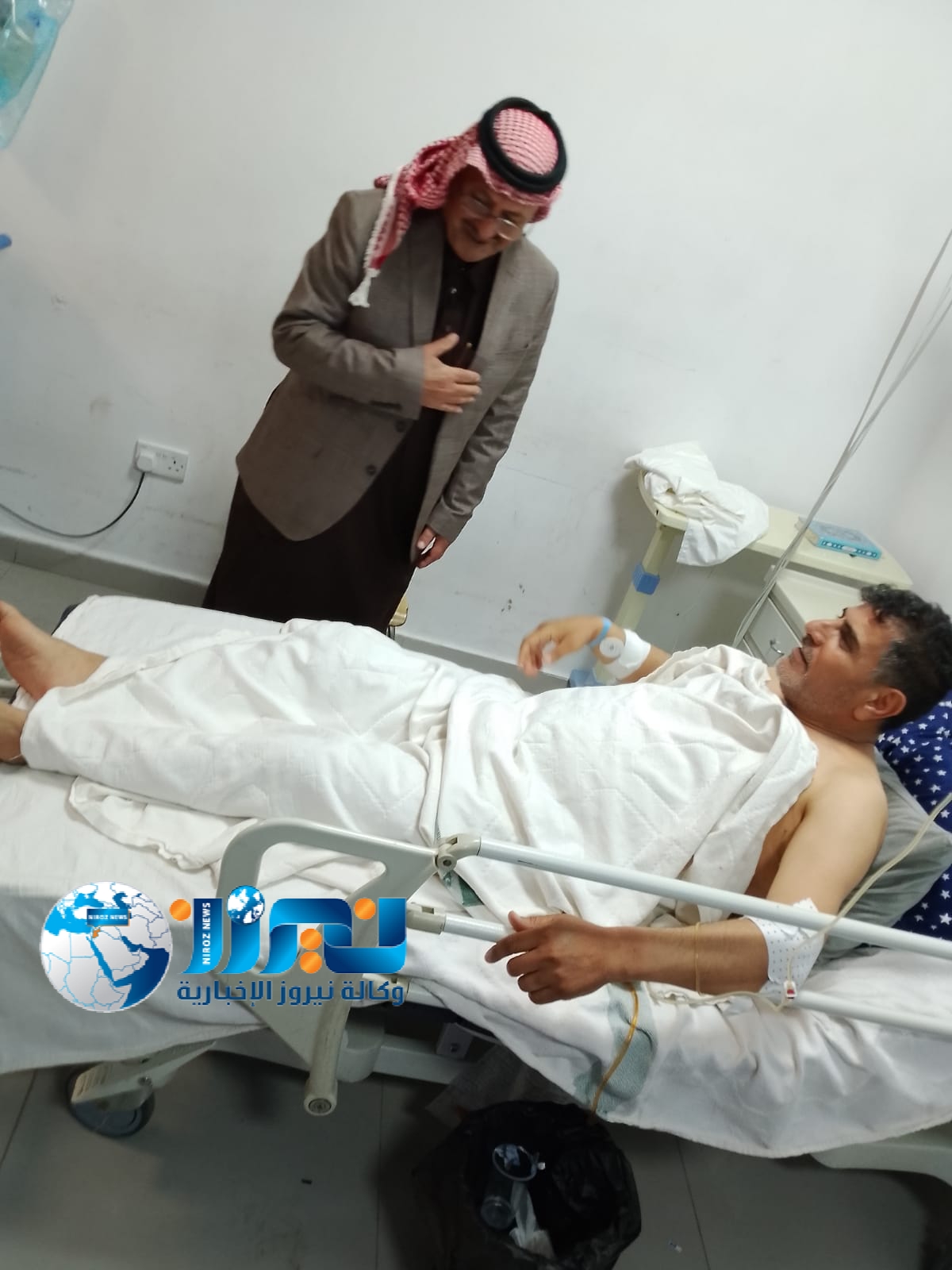 مستشار الملك لشؤون العشائر يزور الشيخ راكان الزبن للاطمئنان على صحته ..صور