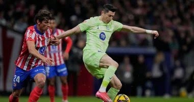 فوز برشلونة المثير على أتلتيكو مدريد في الدوري الاسباني