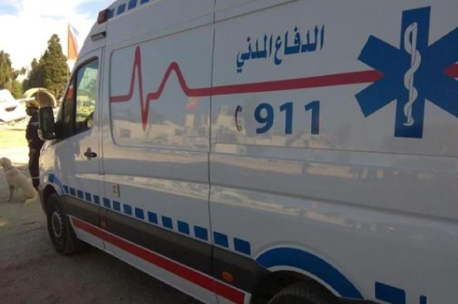 (7) إصابات بضيق تنفس إثر حريق منزل في الشونه الشمالية