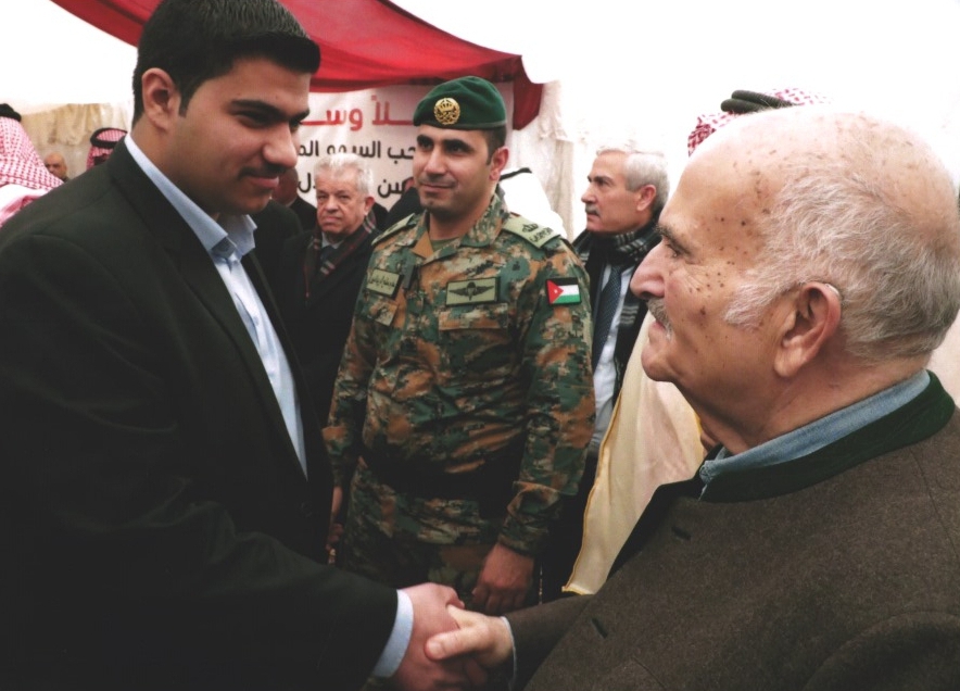 رئيس الهيئة الإدارية لفريق كلنا خلف قيادتنا الهاشمية يهنئ الأمير الحسن بن طلال بعيد ميلاده ال78
