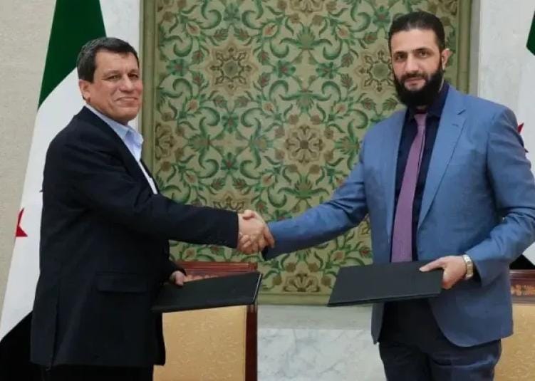 بيان رسمي لـ”قوات سوريا الديمقراطية” يكشف نتائج لقاء زعيمها ”مظلوم عبدي” مع لجنة الحكومة السورية