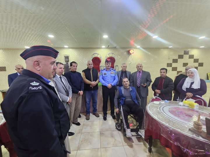 مدير شرطة إربد يشارك في إفطار رمضاني لمركز أحباب الله لذوي الاحتياجات الخاصة