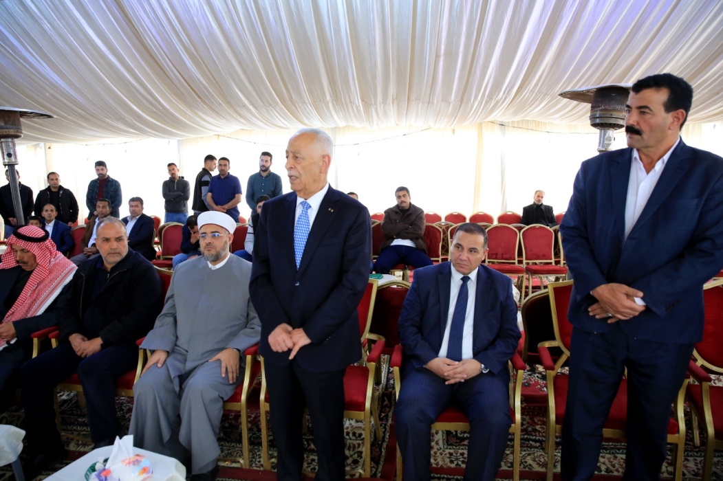 مندوبًا عن الملك وولي العهد.. العيسوي يعزي عشائر الزواهرة  والقيسي والخيطان والحويان...صور
