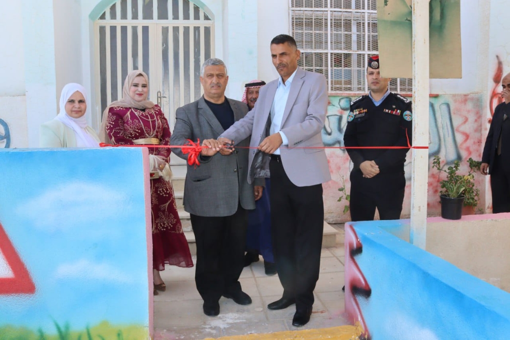 المساعيد يفتتح الحديقة المرورية في مدرسة سما السرحان الثانوية للبنات