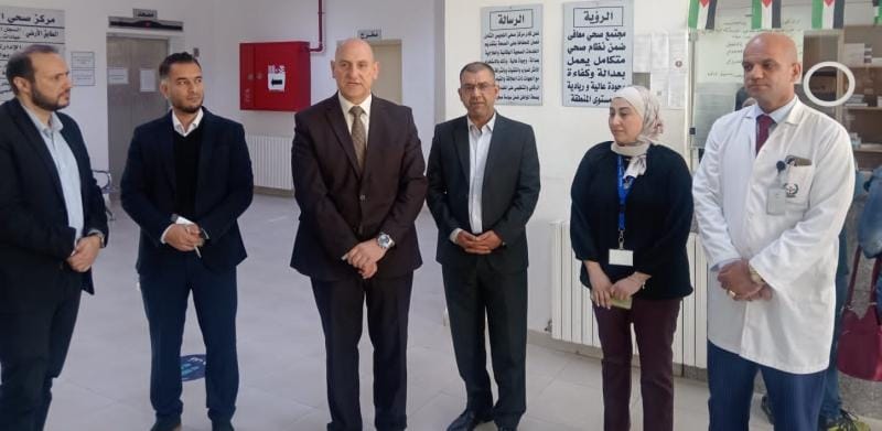 أمين عام الصحة يتفقد المراكز الصحية المناوبة في البلقاء