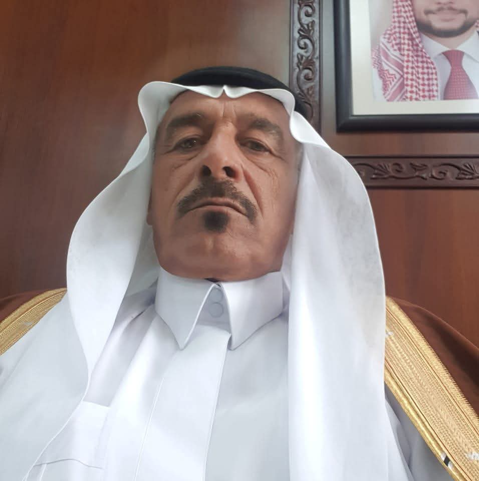 الشيخ سعود الخنان الكعابنة يهنئ الملك وولي العهد بعيد الفطر