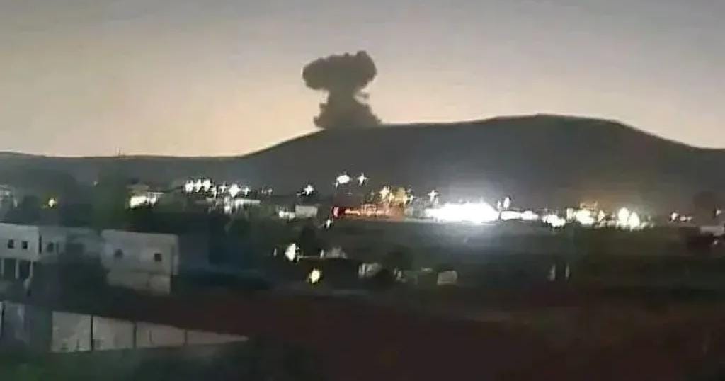 عاجل ...انفجارات عنيفة تهز دمشق.. اسرائيل تواصل قصف سوريا