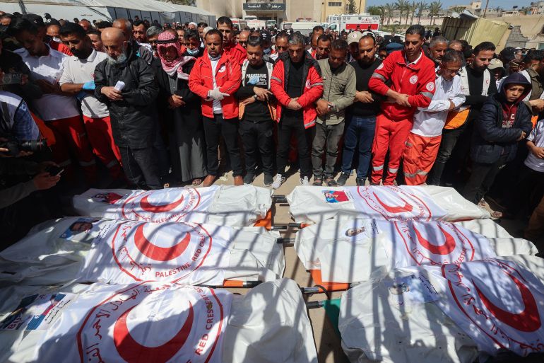 إسرائيل أعدمت بوحشية الطواقم الطبية برفح