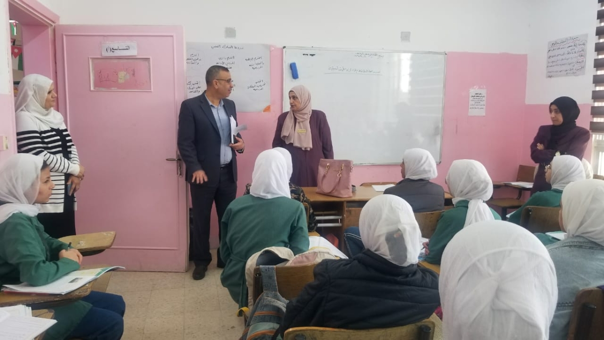 المصري تتفقد عددًا من المدارس المعتمدة كمراكز لامتحان الثانوية العامة في المزار الشمالي