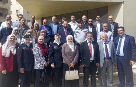 تربية الرمثا تشارك بورشة درب الامان ٤