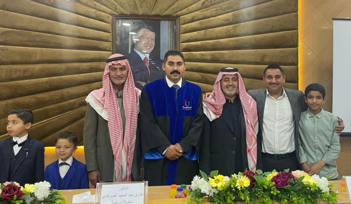 عماد القضاة ينال الماجستير في القانون بامتياز