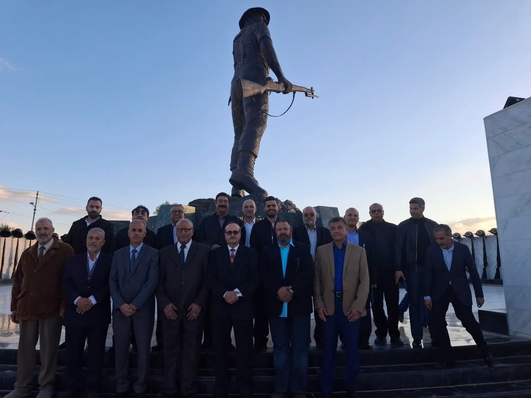 وفد من جمعية رابطة عشيرة البدور يزور نصب الجندي المجهول في الكرامة