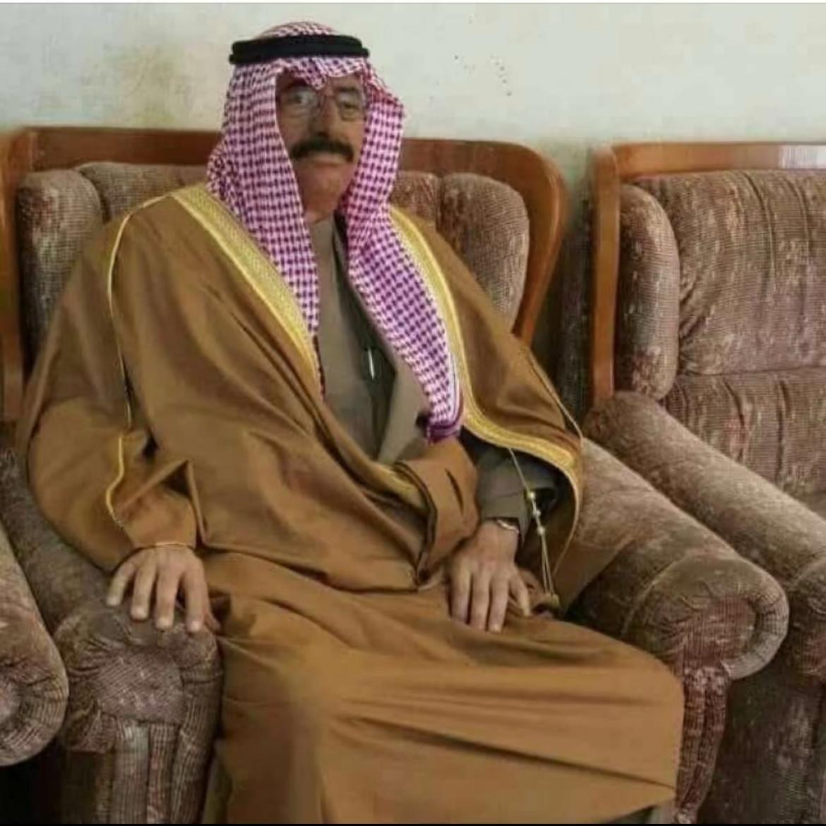 الخريشا يعزي العيسى بوفاة الشيخ عطا الله سايج العلي