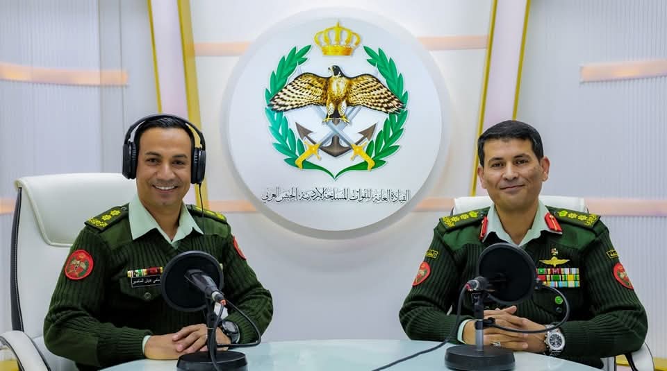 إذاعة الجيش العربي تستضيف العقيد الركن خضر الداوودية