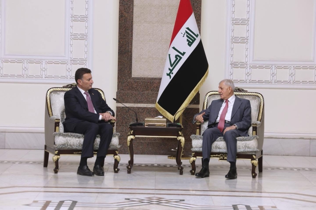 رئيس جمهورية العراق يستقبل رئيس مجلس النواب