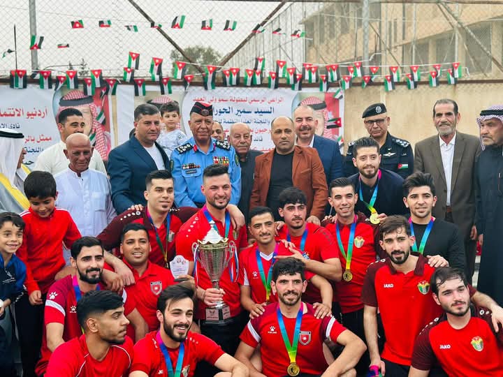 العميد الكساسبة يرعى نهائي بطولة ولي العهد لكرة القدم في الرمثا