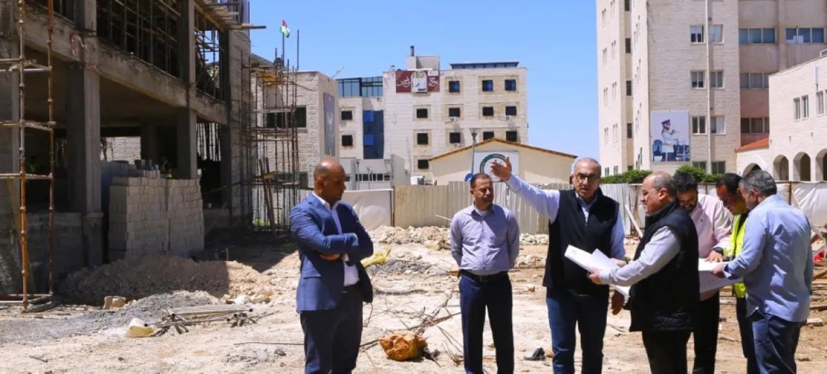 الأشغال: 34 نسبة الإنجاز في مشروع المبنى الجديد لدائرة العطاءات الحكومية
