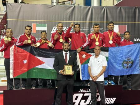 فريق الأمن العام للجوجتسو يحصد الذهب في بطولة الدوحة
