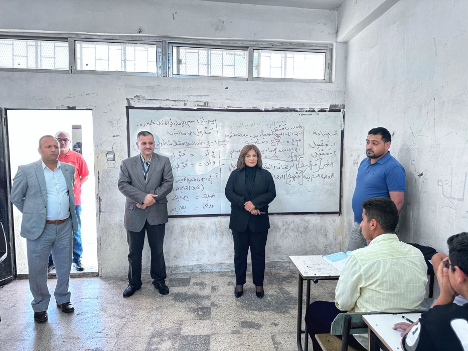 العجارمة تزور مدارس بدر الجديدة
