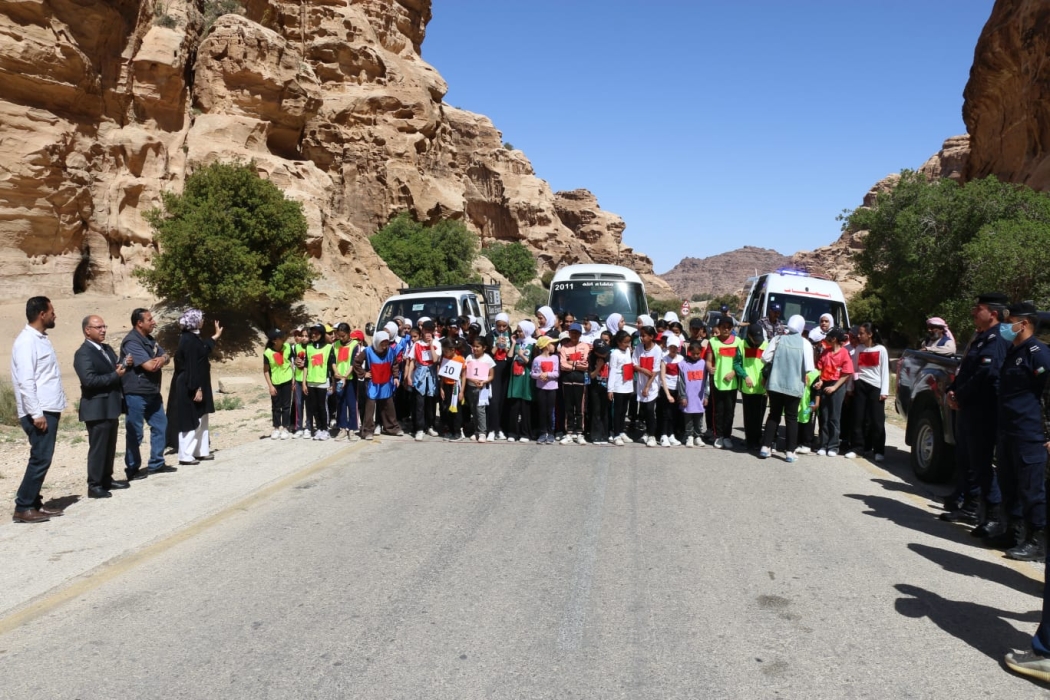 السفاسفة يرعى انطلاق فعاليات سباق الضاحية على مستوى مدارس لواء البترا