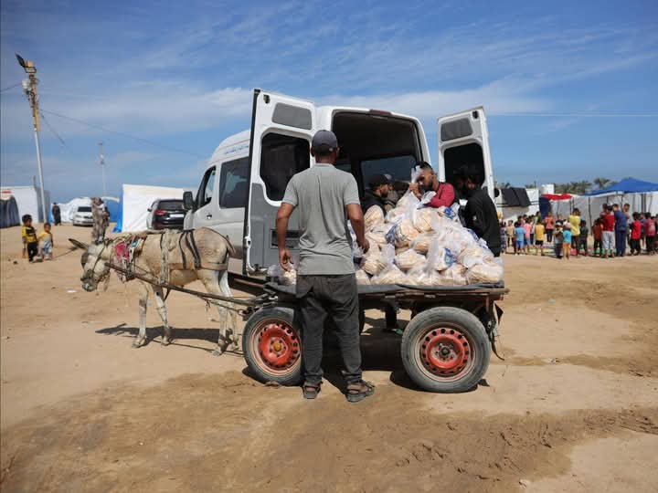 المخبز الأردني المتنقل في غزة ينتج أكثر من 390 ألف رغيف خبز الأسبوع الماضي