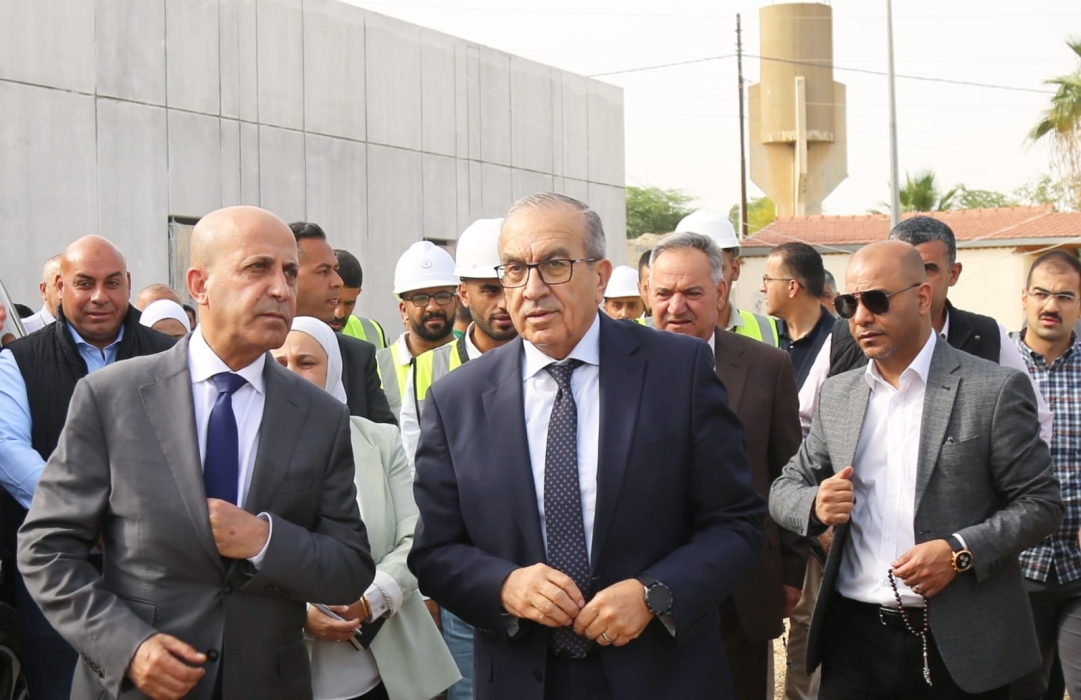 أبو السمن والكركي يتفقدان سير العمل في مشروع توسعة مستشفى الأميرة إيمان معدي....صور