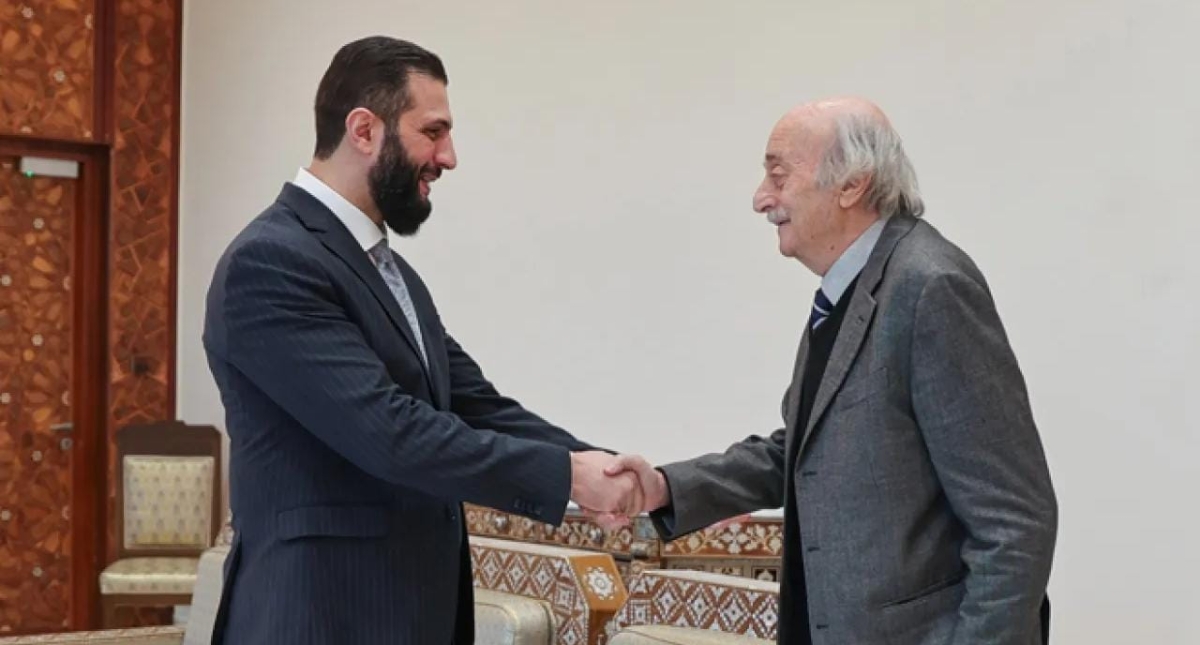 الرئيس السوري يستقبل وليد جنبلاط