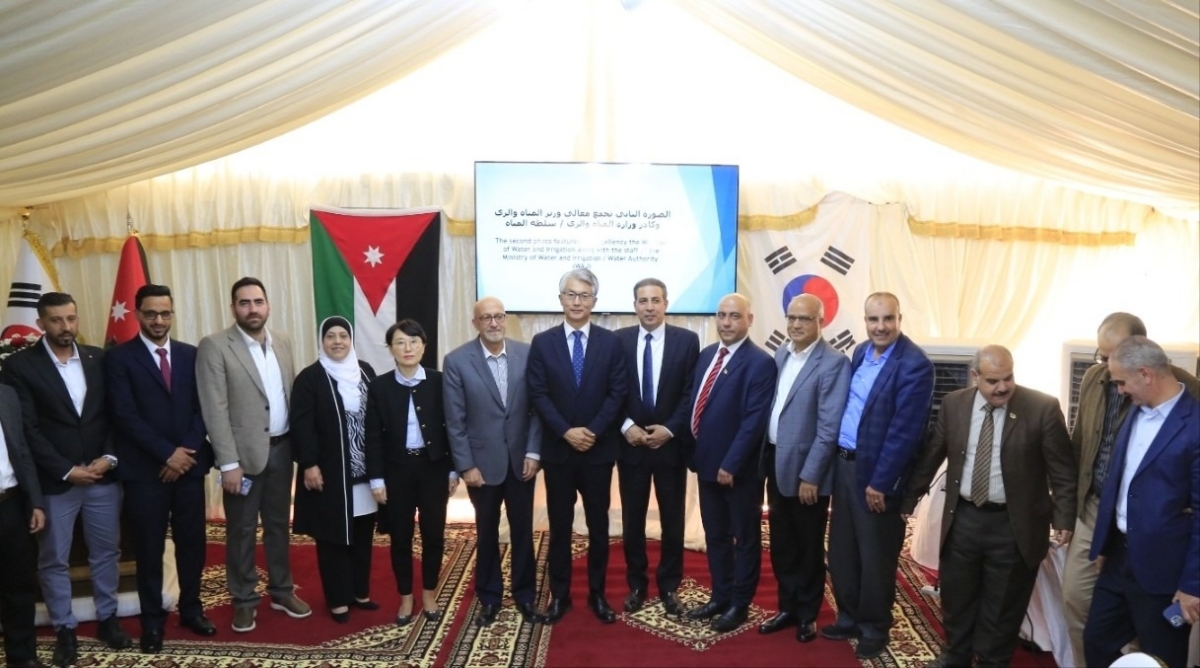 المياه والوكالة الكورية تطلقان اعمال تنفيذ مشروع تأهيل شبكات المصطبةجرش بقيمة 10.34 مليون دولار