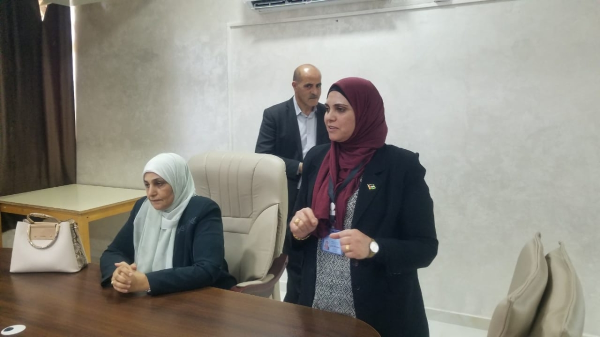 المصري تترأس لقاءً تعريفيًا بآلية توزيع طلبة الصف التاسع الأساسي
