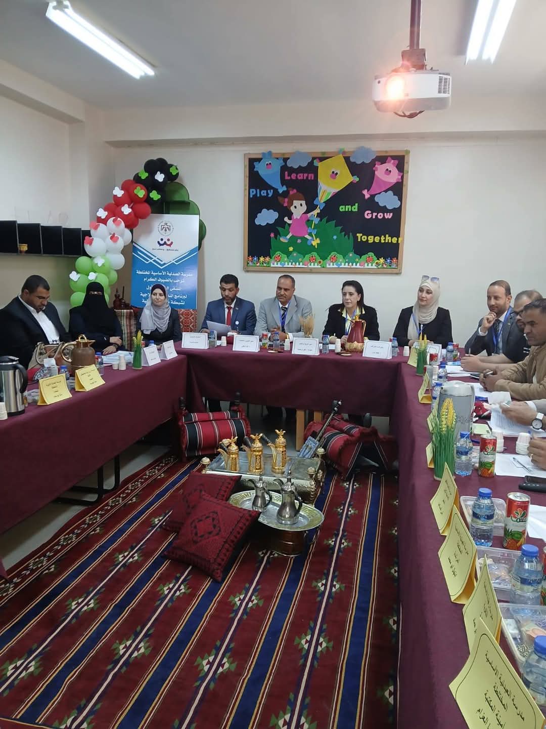 ابورمان ترعى فعاليات الملتقى الحواري الأول للتدخلات العلاجية في مدرسة العبدلية الأساسية المختلطة.