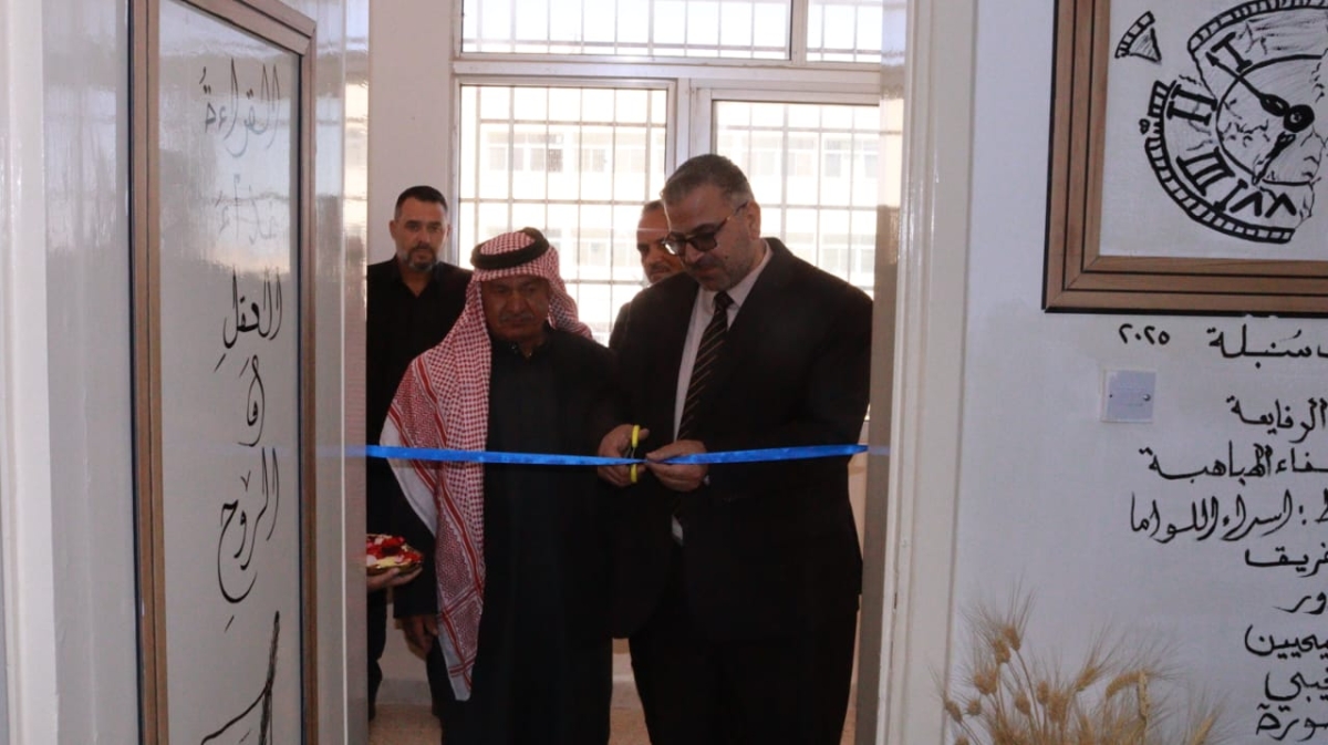 مندوبا عن مدير التربية والتعليم للواء الشوبك الرواضية يفتتح مشروع سنبلة_الجود في مدرسة بئر خداد الاساسية المختلطة