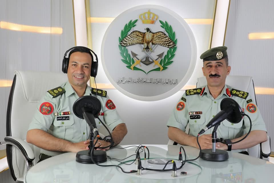 إذاعة الجيش العربي تستضيف العميد الركن زيد الحربي