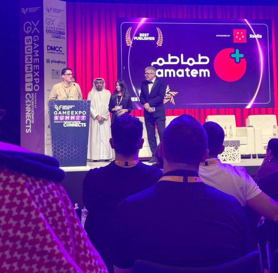 شركة طماطم تنال ثلاثة جوائز في مؤتمر جيم إكسبو