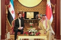 ملك البحرين يستقبل الشرع (صور)