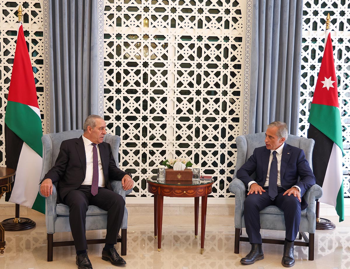 رئيس الوزراء يستقبل نائب الرئيس الفلسطيني