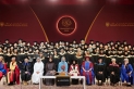قطر : صاحبة السمو تشهد حفل التخرج الأخير لجامعة كالجاري في قطر