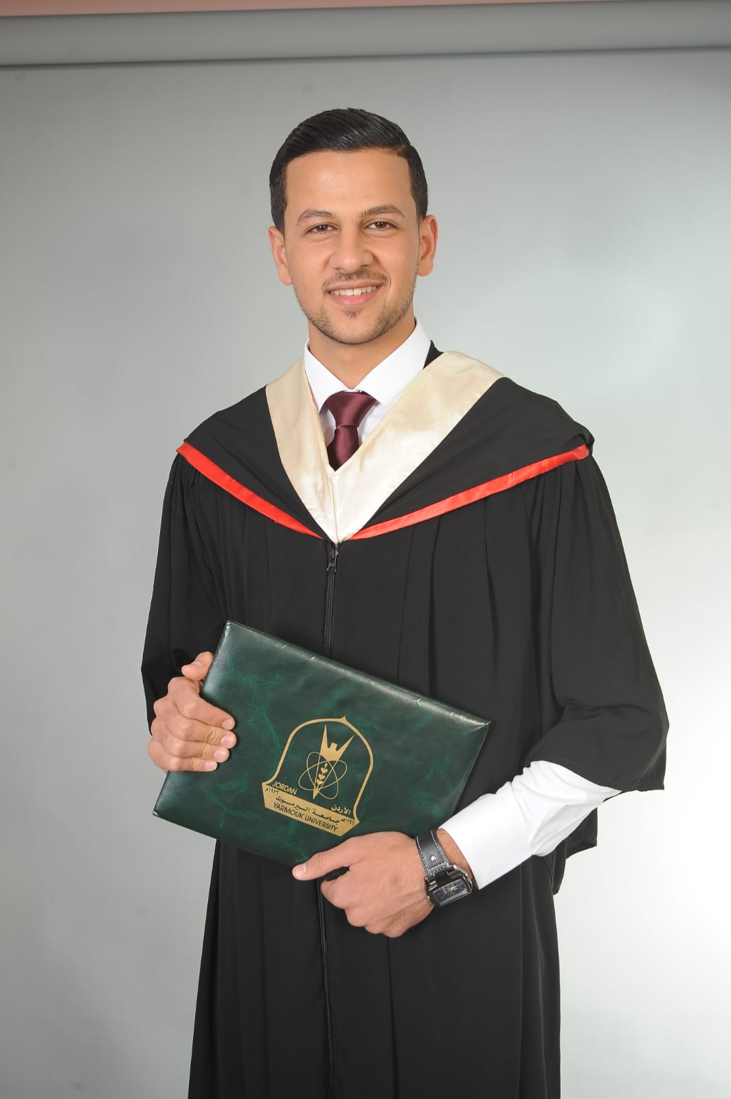 أمير الرمضان ينال درجة البكالوريوس في الأنثروبولوجيا من جامعة اليرموك
