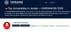 الجامعة الهاشمية في المركز الثالث محليًّا و37 عربيّاً في تصنيف UNIRANKS العالمي لعام 2025