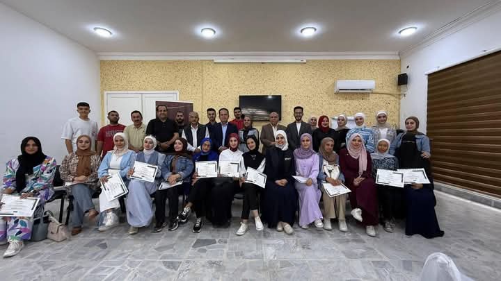 تخريج مشاركين بدورة صناعة المحتوى في جرش