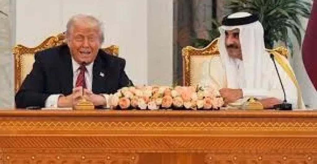 ترامب يُشيد بروعة تصميم الديوان الأميري في قطر ويصف الرخام الأبيض بـ”الجميل والنادر”