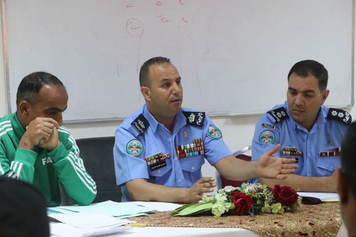 عقد أجتماع تنسيقي لبطولات الأمن العام السنوية لرياضات (الكراتية ، رماية المسدس ، كرة اليد)
